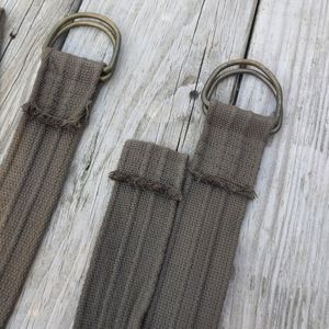 AEO | (2)pc Double Ring Green Adjustable Belt